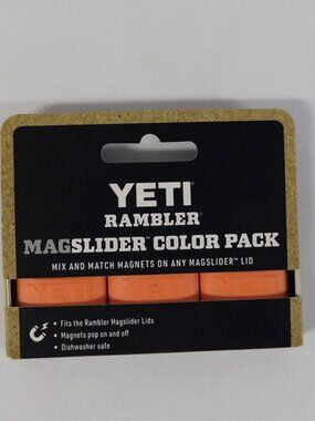 Yeti Rambler Magslider Color Pack for Magslider Lids NEW Coral